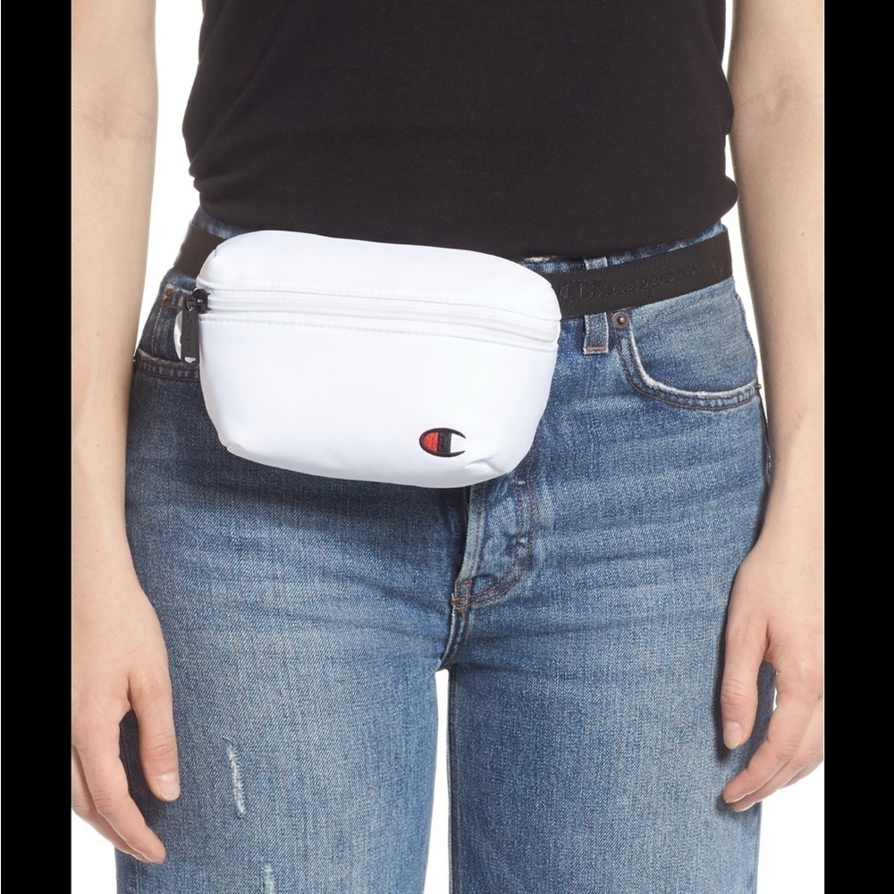 Champion White Fanny Pack